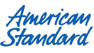 American standard logo in blue color with no background