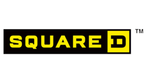 Square D logo in black color with no background