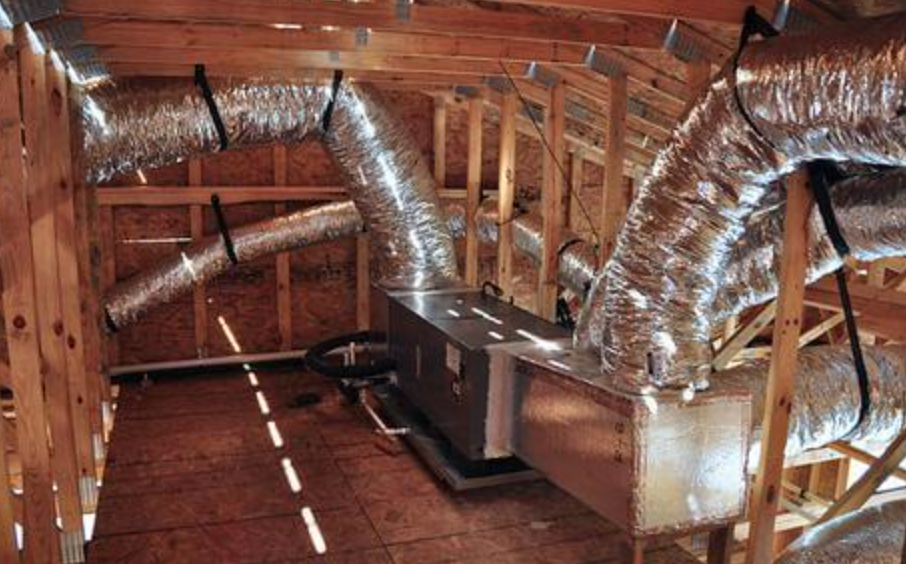 attic air duct cleaning